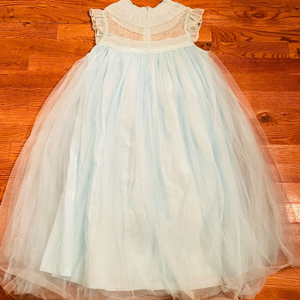 Trish Scully Child chiffon layered dress, size 10